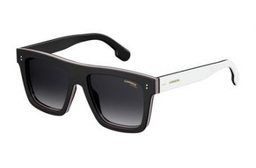 Image of Carrera 1010/S Sunglasses CA1010S-0807-9O-5518 - Black Frame, Dark Gray Gradient Lenses, Lens Diameter 55mm, Distance Between Lenses 18mm