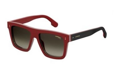 Image of Carrera 1010/S Sunglasses CA1010S-0C9A-HA-5518 - Red Frame, Brown Gradient Lenses, Lens Diameter 55mm, Distance Between Lenses 18mm