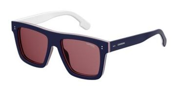 Image of Carrera 1010/S Sunglasses CA1010S-0PJP-U1-5518 - Blue Frame, Red Lenses, Lens Diameter 55mm, Distance Between Lenses 18mm