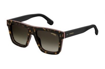 Image of Carrera 1010/S Progressive Prescription Sunglasses CA1010S-0086-HA-5518 - Frame Color Dark Havana, Lens Diameter 55 mm