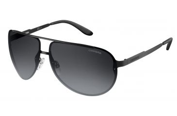 Image of Carrera 102/S Single Vision Prescription Sunglasses CA102S-0003-HD-6511 - Frame Color Matte Black, Lens Diameter 65 mm