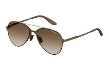Image of Carrera 113/S Single Vision Prescription Sunglasses CA113S-0ZG3-S1-5717 - Lens Diameter 57 mm, Frame Color Matte Brown