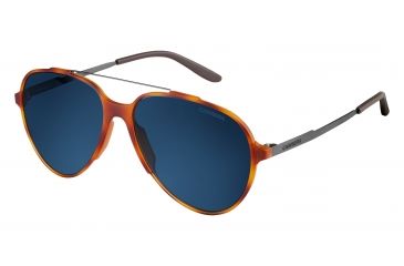 Image of Carrera 118/S Bifocal Prescription Sunglasses CA118S-0T6L-8F-5716 - Frame Color Light Havana, Lens Diameter 57 mm