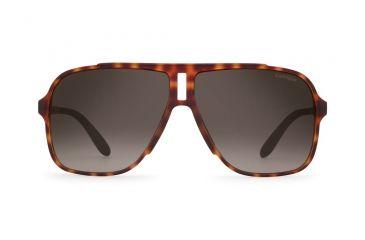 Image of Carrera 122/S Sunglasses CA122S-0L2L-HA-6111 - Havana Black Frame, Brown Gradient Lenses, Lens Diameter 61mm, Distance Between Lenses 11mm