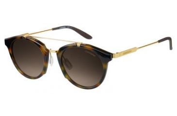 Image of Carrera 126/S Sunglasses CA126S-0SCN-HA-4922 - Yellow Havana Gold Frame, Brown Gradient Lenses, Lens Diameter 49mm, Distance Between Lenses 22mm
