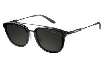 Image of Carrera 127/S Progressive Prescription Sunglasses CA127S-0GVB-IR-5121 - Frame Color Shiny Black Matte Black, Lens Diameter 51 mm