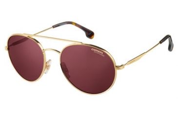Image of Carrera 131/S Progressive Prescription Sunglasses CA131S-006J-W6-5619 - Frame Color Gold Havana, Lens Diameter 56 mm