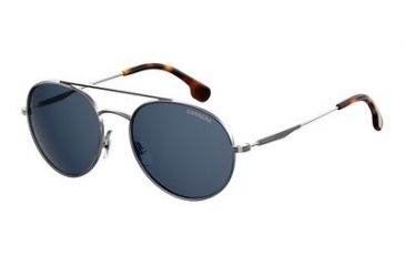 Image of Carrera 131/S Progressive Prescription Sunglasses CA131S-06LB-KU-5619 - Frame Color Ruthenium, Lens Diameter 56 mm