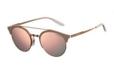 Image of Carrera 141/S Sunglasses CA141S-0DDB-0J-5122 - Gold Copper Frame, Gray Rose Gold Lenses, Lens Diameter 51mm, Distance Between Lenses 22mm