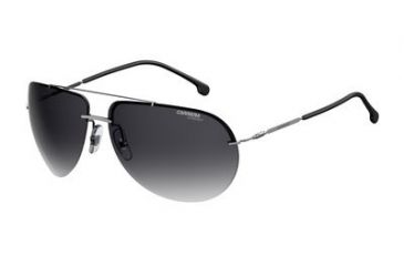 Image of Carrera 149/S Sunglasses CA149S-0KJ1-9O-6513 - Dark Ruthenium Frame, Dark Gray Gradient Lenses, Lens Diameter 65mm, Distance Between Lenses 13mm