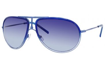Image of Carrera 15/S Sunglasses CA15S-0XDZ-Y5-6314 - Azure Shiny Frame, Blue Dbl Gradient Lenses, Lens Diameter 63mm, Distance Between Lenses 14mm