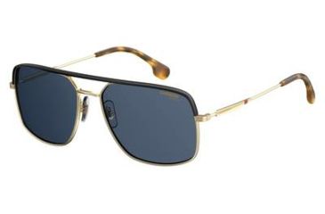 Image of Carrera 152/S Sunglasses CA152S-0LKS-KU-6017 - Gold / Blue Frame, Blue Avio Lenses, Lens Diameter 60mm, Distance Between Lenses 17mm