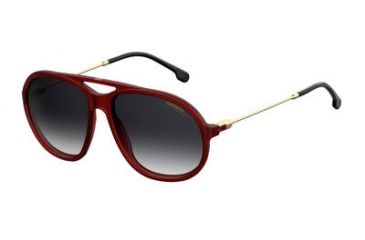 Image of Carrera 153/S Progressive Prescription Sunglasses CA153S-07BL-9O-6015 - Lens Diameter 60 mm, Frame Color Matte Burgundy