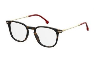 Image of Carrera 156/V Progressive Prescription Eyeglasses CA156V-0086-4920 - Dark Havana Frame, Lens Diameter 49mm, Distance Between Lenses 20mm