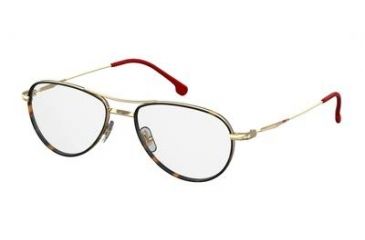 Image of Carrera 169/V Prescription Eyeglasses CA169V-006J-5418 - Gold Havana Frame, Lens Diameter 54mm, Distance Between Lenses 18mm