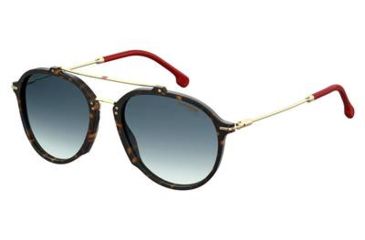 Image of Carrera 171/S Progressive Prescription Sunglasses CA171S-0O63-08-5519 - Lens Diameter 55 mm, Frame Color Havana Red