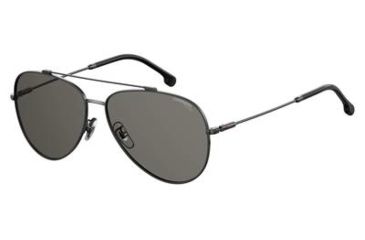 Image of Carrera 183/F/S Bifocal Prescription Sunglasses CA183FS-0V81-M9-6214 - Frame Color Dark Ruthenium Black, Lens Diameter 62 mm