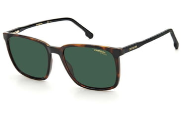 Image of Carrera 259/S Sunglasses, Dark Havana Frame, Green Lens, 716736361208