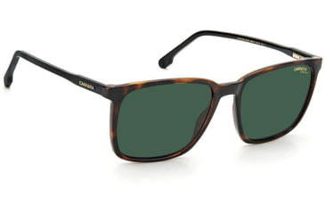 Image of Carrera 259/S Sunglasses, Dark Havana Frame, Green Lens, 716736361208
