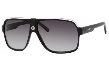 Image of Carrera 33/S Progressive Prescription Sunglasses CA33S-08V6-9O-6211 - Lens Diameter 62 mm, Frame Color Black Crystal Gray