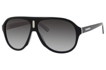 Image of Carrera 38/S Progressive Prescription Sunglasses CA38S-08X4-9O-5910 - Frame Color Black White Blue, Lens Diameter 59 mm