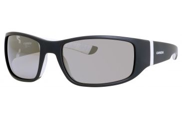 Image of Carrera 4000/S Sunglasses CA4000S-02BX-SS-6220 - Gray White Frame, Silver Mirror Lenses, Lens Diameter 62mm, Distance Between Lenses 20mm