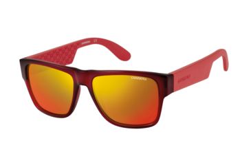 Image of Carrera 5002/S Progressive Prescription Sunglasses CA5002S-0B5Q-ZP-5517 - Lens Diameter 55 mm, Frame Color Burgundy