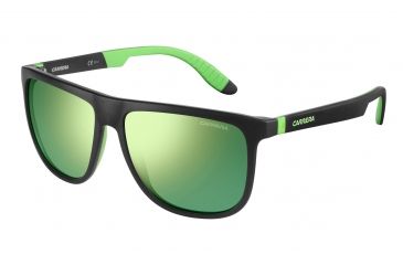 Image of Carrera 5003/SP/S Single Vision Prescription Sunglasses CA5003SPS-02BF-Z9-5816 - Lens Diameter 58 mm, Frame Color Black Matte Green