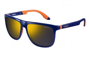 Image of Carrera 5003/SP/S Single Vision Prescription Sunglasses CA5003SPS-028R-QU-5816 - Lens Diameter 58 mm, Frame Color Blue Aranc
