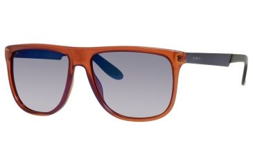 Image of Carrera 5013/S Single Vision Prescription Sunglasses CA5013S-08QW-DK-5816 - Lens Diameter 58 mm, Frame Color Orange Iridt Blue
