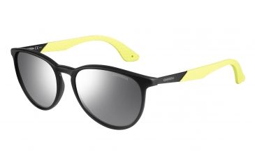 Image of Carrera 5019/S Sunglasses CA5019S-0NBI-SS-5419 - Black Lime Frame, Silver Mirror Lenses, Lens Diameter 54mm, Distance Between Lenses 19mm