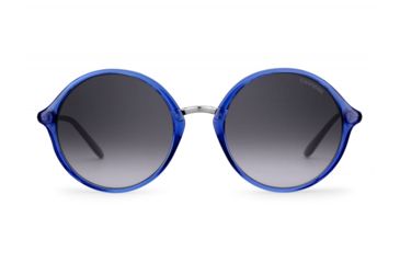 Image of Carrera 5031/S Sunglasses CA5031S-0QVW-9C-5221 - Blue Palladium Frame, Dark Gray Gradient Lenses, Lens Diameter 52mm, Distance Between Lenses 21mm
