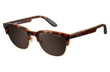Image of Carrera 5034/S Single Vision Prescription Sunglasses CA5034S-0TEQ-X1-5219 - Lens Diameter 52 mm, Frame Color Havana Antgd