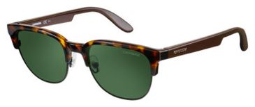 Image of Carrera 5034/S Single Vision Prescription Sunglasses CA5034S-0TTZ-DJ-5219 - Lens Diameter 52 mm, Frame Color Havana Black Brown
