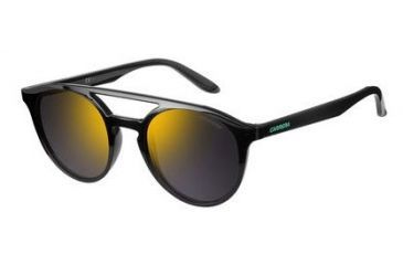 Image of Carrera 5037/S Progressive Prescription Sunglasses CA5037S-01VD-HJ-4921 - Frame Color Dark Gray, Lens Diameter 49 mm