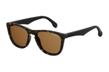 Image of Carrera 5042/S Bifocal Prescription Sunglasses CA5042S-0N9P-SP-5519 - Lens Diameter 55 mm, Frame Color Matte Havana Black
