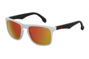 Image of Carrera 5043/S Bifocal Prescription Sunglasses CA5043S-06HT-UZ-5620 - Lens Diameter 56 mm, Frame Color Matte White Black
