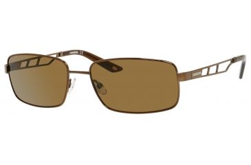 Image of Carrera 510/S Sunglasses CA510S-6ZMP-VW-5917 - Bronze Frame, Dark Brown Polarized Lenses, Lens Diameter 59mm, Distance Between Lenses 17mm