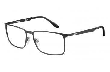 Image of Carrera 5525 Bifocal Prescription Eyeglasses CA5525-0003-5516 - Matte Black Frame, Lens Diameter 55mm, Distance Between Lenses 16mm