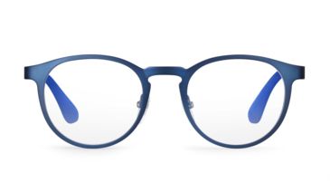 Image of Carrera 5531 Eyeglass Frames CA5531-0HAG-4820 - Matte Blue Frame, Lens Diameter 48mm, Distance Between Lenses 20mm