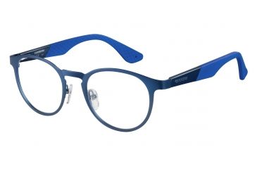 Image of Carrera 5531 Eyeglass Frames CA5531-0HAG-4820 - Matte Blue Frame, Lens Diameter 48mm, Distance Between Lenses 20mm