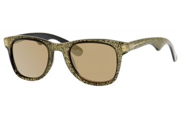 Image of Carrera 6000/JC/S Progressive Prescription Sunglasses CA6000JCS-03SU-VP-5023 - Lens Diameter 50 mm, Frame Color Gold Glitter