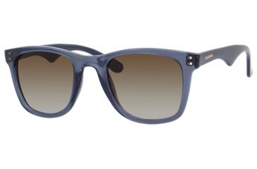 Image of Carrera 6000/L/S Sunglasses CA6000LS-02R1-IF-5023 - Gray Transparent Frame, Brown Gradient Azure Lenses, Lens Diameter 50mm, Distance Between Lenses 23mm