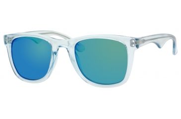 Image of Carrera 6000/L/S Sunglasses CA6000LS-02R3-Z9-5023 - Aqua Frame, Black Mirror Lenses, Lens Diameter 50mm, Distance Between Lenses 23mm
