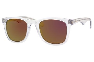 Image of Carrera 6000/L/S Sunglasses CA6000LS-0CRA-VQ-5023 - Crystal Frame, Multilayer Pink Lenses, Lens Diameter 50mm, Distance Between Lenses 23mm