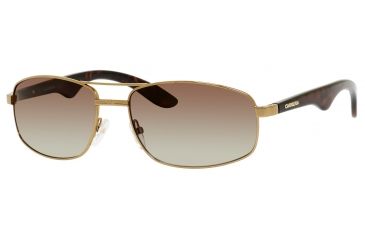 Image of Carrera 6007/S Progressive Prescription Sunglasses CA6007S-0BWP-LA-5917 - Lens Diameter 59 mm, Frame Color Antique Gold