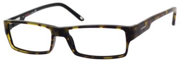 Image of Carrera 6184 Single Vision Prescription Eyeglasses CA6184-0FQF-5215 - Havana Black Frame, Lens Diameter 52mm, Distance Between Lenses 15mm