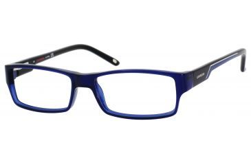 Image of Carrera 6184 Single Vision Prescription Eyeglasses CA6184-0U6B-5215 - Blue Black Frame, Lens Diameter 52mm, Distance Between Lenses 15mm