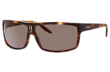 Image of Carrera 62/S Single Vision Prescription Sunglasses CA62S-0WDR-8H-6613 - Frame Color Blonde Havana, Lens Diameter 66 mm