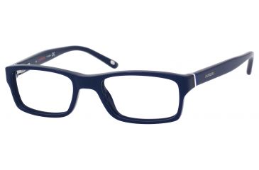 Image of Carrera 6211 Progressive Prescription Eyeglasses CA6211-0OGO-4517 - Blue / Black White / Blue Frame, Lens Diameter 45mm, Distance Between Lenses 17mm